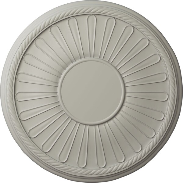 Ekena Millwork Leandros Ceiling Medallion (Fits Canopies up to 6 3/8"), 19 7/8"OD x 1 1/4"P, Pot of Cream CM22LNPCF - main